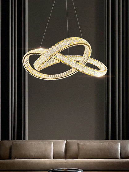 DecorBites™ Elegant Crystal Chandelier for Luxury Home Decoration