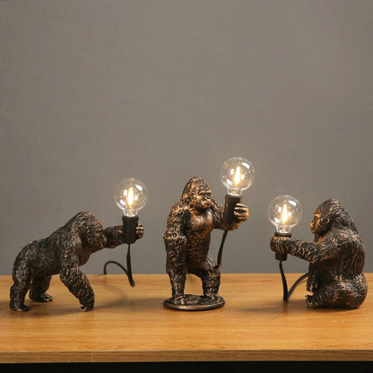 DecorBites™ King Kong Gorilla Table Lamp: Explosive Night Light for Bedroom