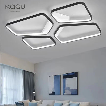 DecorBites™ LED Ceiling Lights: Modern, Stylish, Minimalist Black for Living Room and Restaurant
