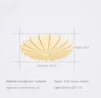 Lámpara colgante DecorBites™ Cream Flower para comedor y sala de estar