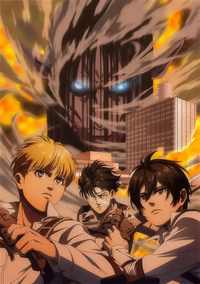 ’Attack on Titan Final Season Poster for Home Decor’
