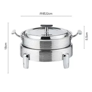 طقم أواني كحولية صينية ساخنة من DecorBites™ مقاس 14-28 سم