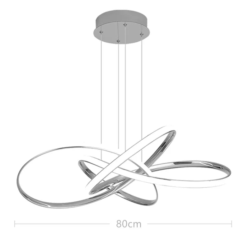 Lámparas de araña DecorBites™ con anillo dorado para comedor moderno e iluminación de lujo para dormitorios