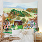 Decobites Pastoral Tapestry: Scenic Wall Decoration for Bedroom, Dormitory & Healing Spaces