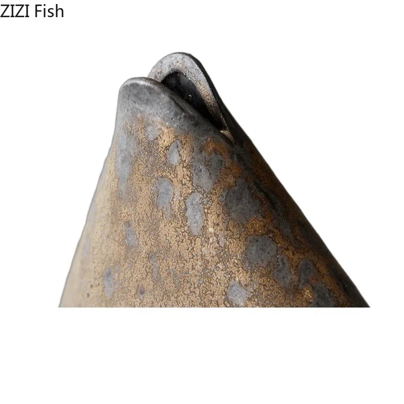 DecorBites™ Coarse Pottery Vase Small Flower Pot Room Aesthetic Decor