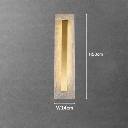 Lámpara de pared LED para sala de estar DecorBites™ Gold Marble