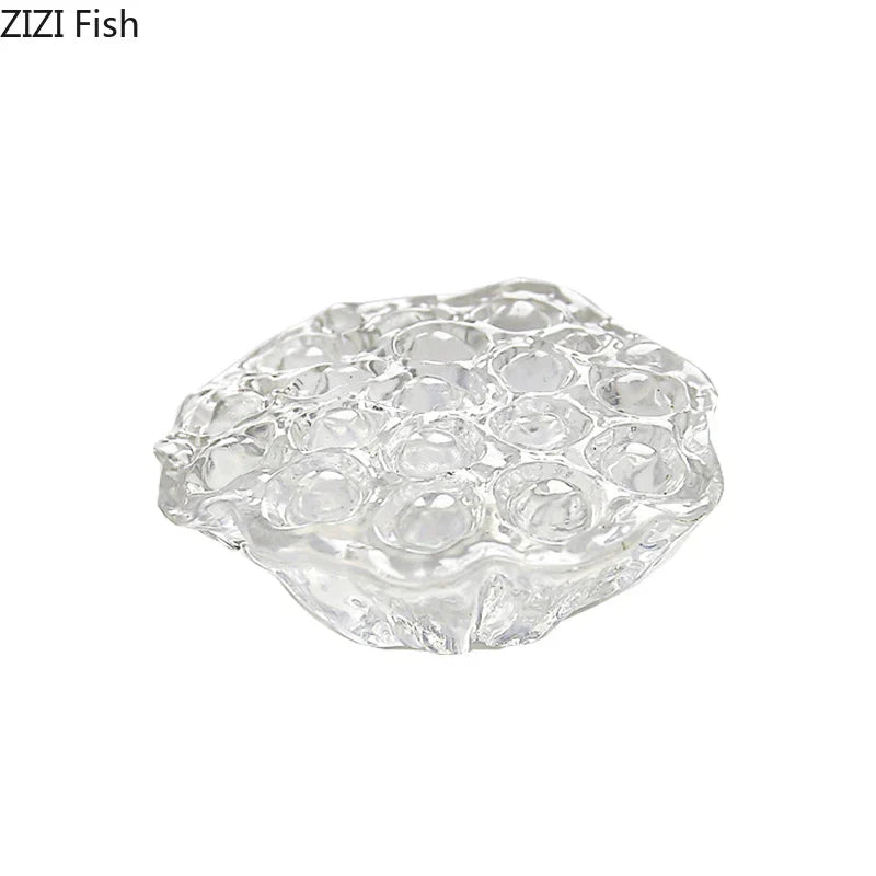 DecorBites™ Lotus Seedpod Resin Sculpture: Modern Desk Decor & Aesthetic Artwork