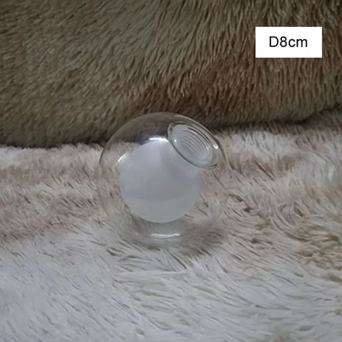 DecorBites™ Glass Shade Cover Replacement with 2cm Fitter Opening for Globe D8cm-D25cm Sizes