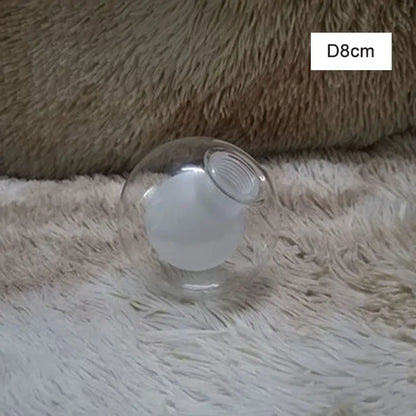DecorBites™ Glass Shade Cover Replacement with 2cm Fitter Opening for Globe D8cm-D25cm Sizes
