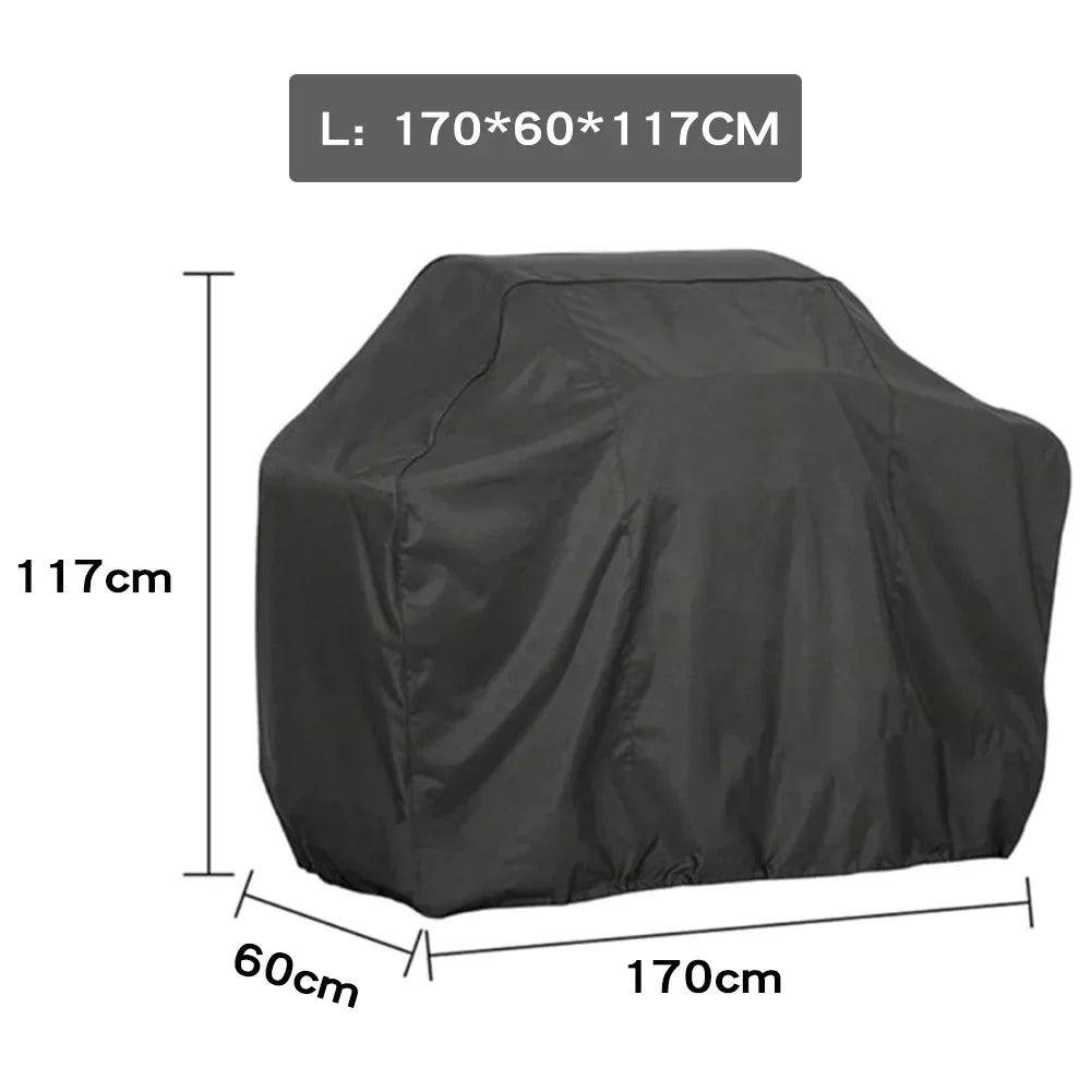 غطاء شواية DecorBites™ BBQ: واقي خارجي مقاوم للماء لشوايات الغاز والفحم الكهربائية