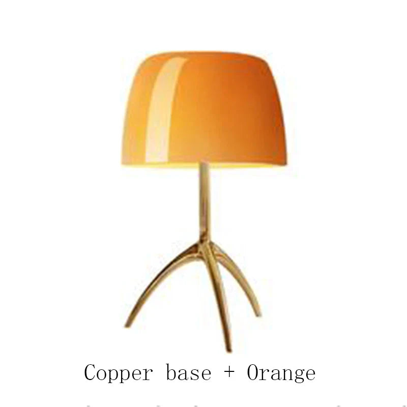 DecorBites™ Lumiere Piccola Chrome Table Lamp Simple Bedroom Bedside Coffee Tables LED Light