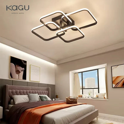 DecorBites™ LED Ceiling Light: Modern Dimmable Fixture for Home Living Room, Bedroom, Dining Room