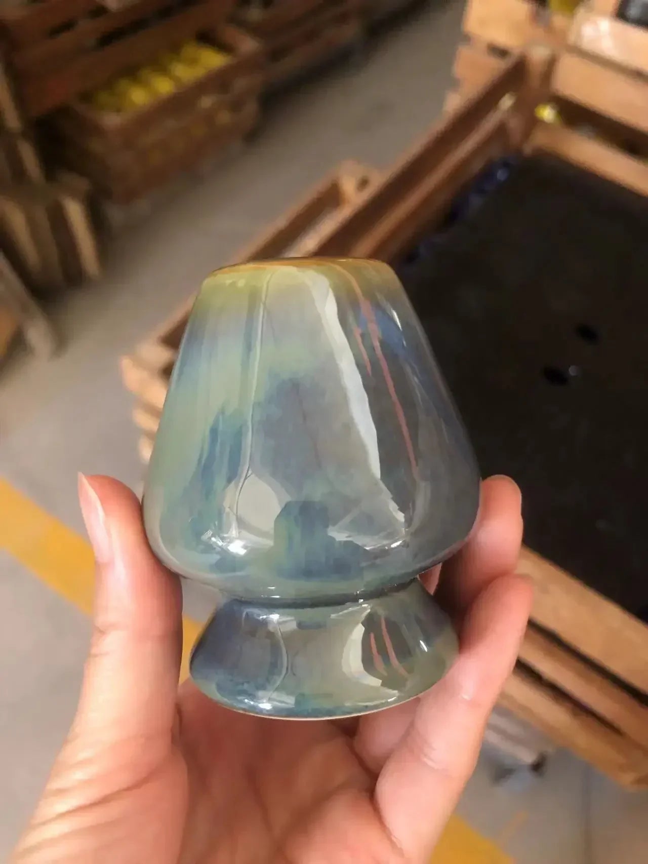 DecorBites™ Ceramic Matcha Whisk Stand & Tea Bowl Holder for Kitchen and Dining