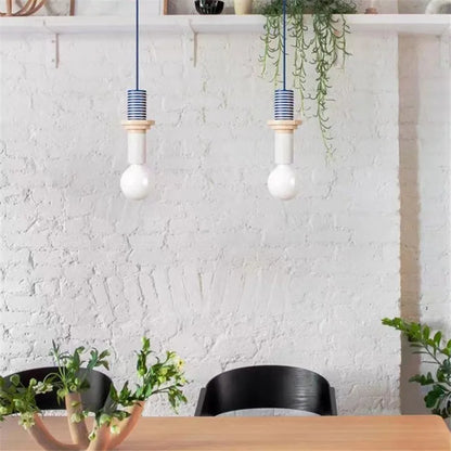 DecorBites™ LED Wooden Pendant Light: Nordic Design, Kawaii Bedroom Decor Fixture