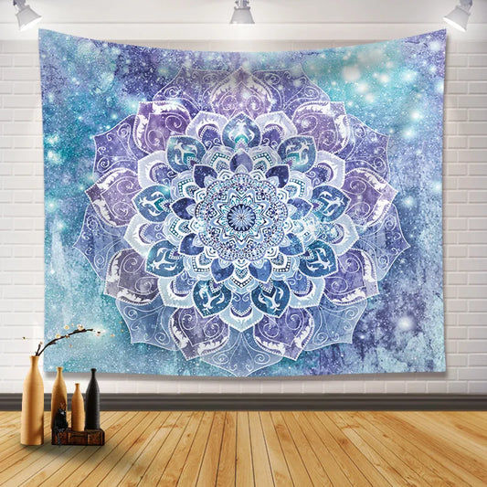 Nordic Ins Style Bohemian Mandala Tapestry Cloth for Bedroom Decor by Decobites