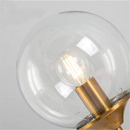 DecorBites™ Clear Glass Lamp Shade Round Light Cover Replacement - D13cm to D25cm