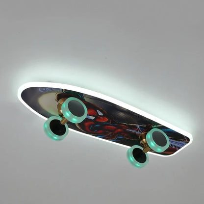 DecorBites™ Cartoon Skateboard Ceiling Light for Children's Room