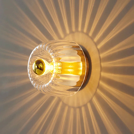 DecorBites™ LED Indoor Glass Wall Sconce Ceiling Chandelier for Living Room & Restaurant