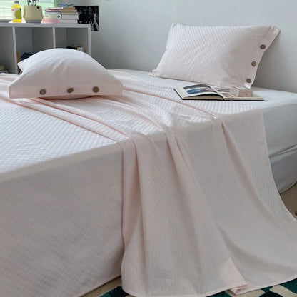 Juego de sábanas DecorBites™ Luxe de satén de algodón a rayas con 2 fundas de almohada