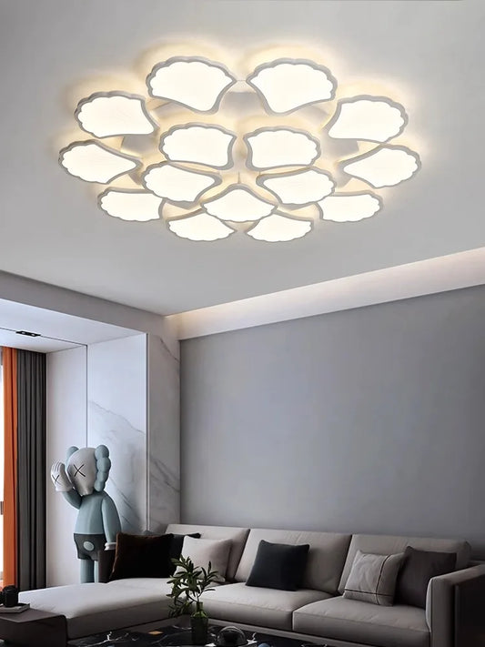 Lámpara de techo LED DecorBites™ Ginkgo Biloba, regulable, minimalista, moderna, para interiores