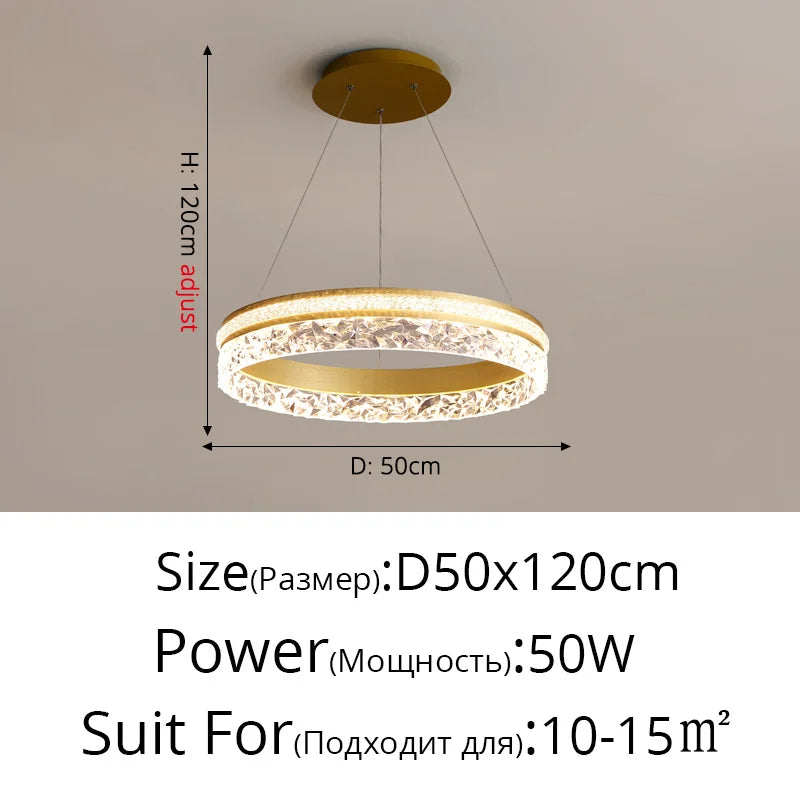 Lámpara colgante tipo araña LED DecorBites™ con control remoto para decoración del hogar