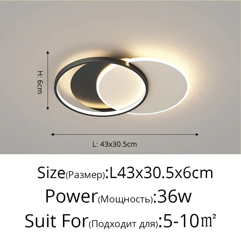 DecorBites™ LED Chandelier: Modern Dimming Lights for Home Living Dining Kitchen Bedroom Hall Lighting