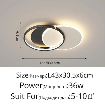 DecorBites™ LED Chandelier: Modern Dimming Lights for Home Living Dining Kitchen Bedroom Hall Lighting