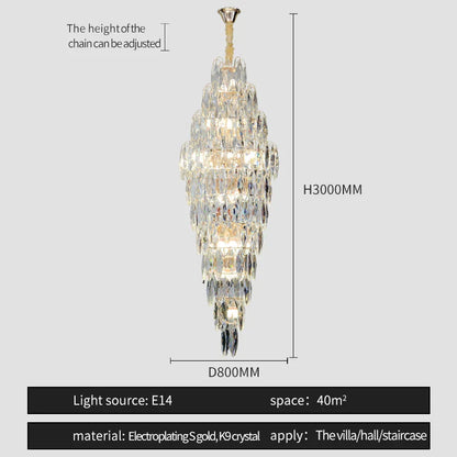 DecorBites™ Crystal Chandelier for Luxe Modern European Villa Decor
