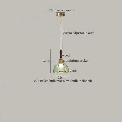 Decorbites™ Japanisches Vintage-LED-Kupfer-Hängeleuchte für Küche, Bar, Café und Wohnzimmer