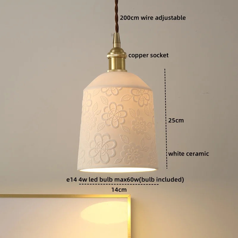 DecorBites™ LED Hanging Lamp Modern Style Nordic Pendant Lights Fixtures for Bedroom Living Room