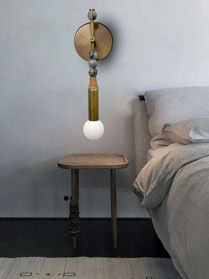 DecorBites™ Brass Marble Ball Wall Sconce LED Dimmable Classic Home Decoration
