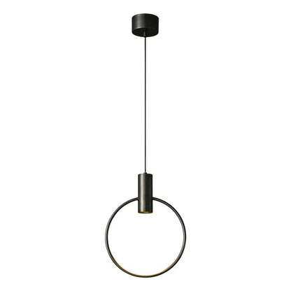 DecorBites™ Brass Ring Chandeliers: Dimmable Lighting Fixtures for Bedroom, Restaurant, Kitchen