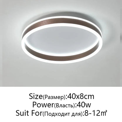 DecorBites™ LED Pendant Light Ceiling Lamp Living Room Kitchen Dining Minimalist Decor