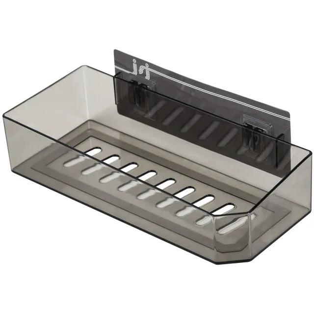 رفوف الحمام DecorBites™‎ المُثبَّتة على الحائط، سلة تنظيم الدش، رف تخزين