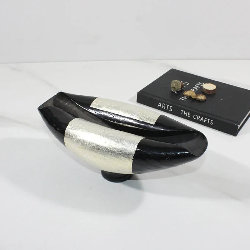 DecorBites™ Elliptic Resin Flower Pot Vase Home Decor Floral Arrangement Accessories