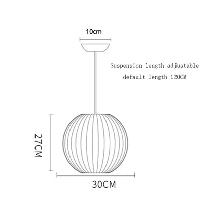 DecorBites™ Elegant Silk Designer Pendant Lamp for Home & Hospitality Lighting