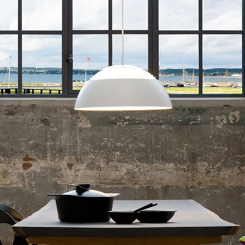 مصباح معلق من الألومنيوم من DecorBites™ لغرفة الطعام وجزيرة المطبخ