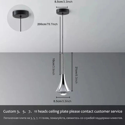 DecorBites™ Lodes Rain Pendant Lamp LED Light Danish Design Bedroom Living Room Decor