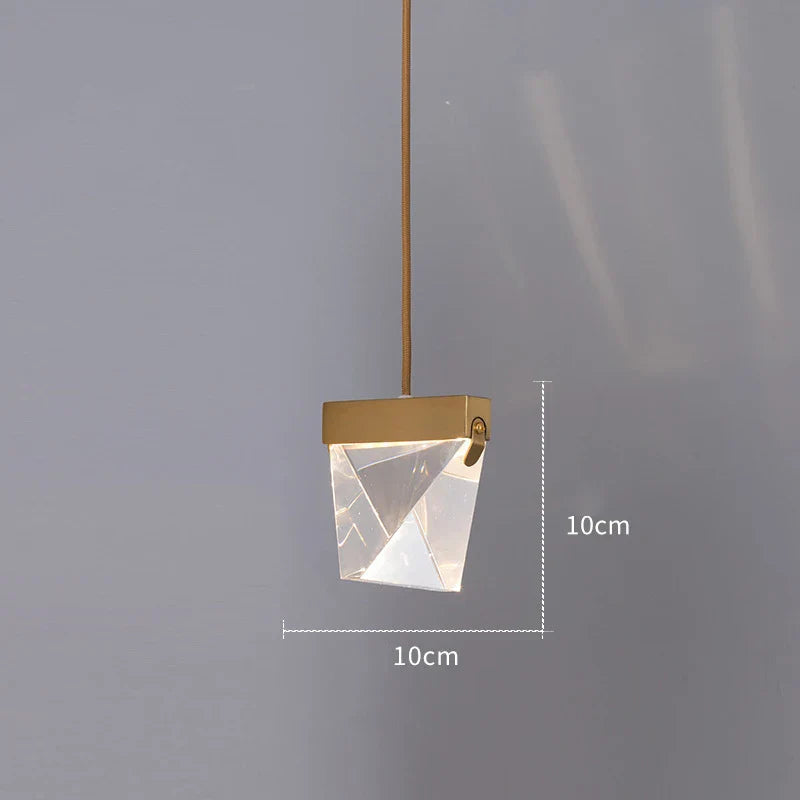 Aplique de pared de cristal DecorBites™ para iluminación de sala de estar, dormitorio o pasillo