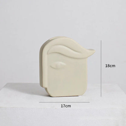 مزهرية سيراميك غير منتظمة من DecorBites™ لتنسيق الزهور العصرية وديكور الغرفة