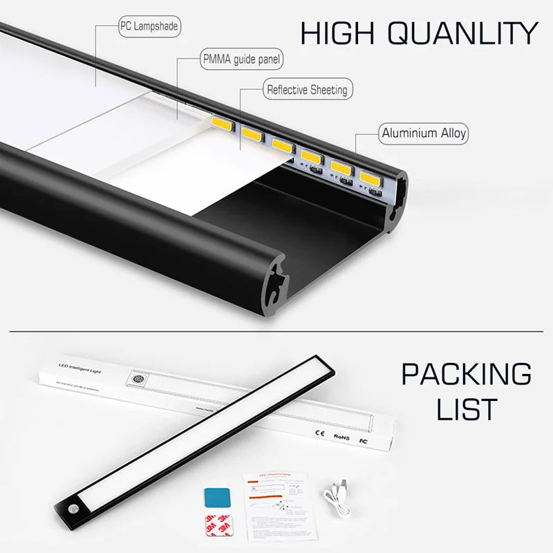 Aluminium Motion Cabinet Light