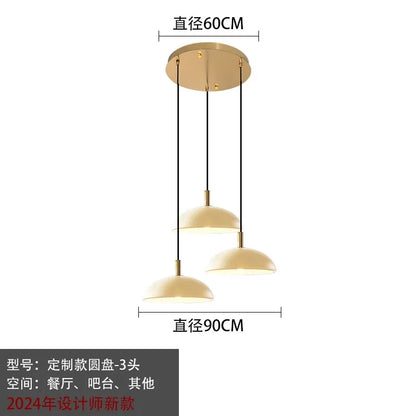 DecorBites™ Glass Pendant Light: Stylish Ceiling Lamp for Home Kitchen Dining Room Entryway
