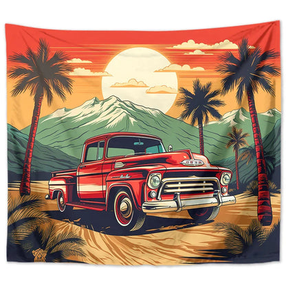 Decobites Sun Background Wall Tapestry for Home Decoration and Camping