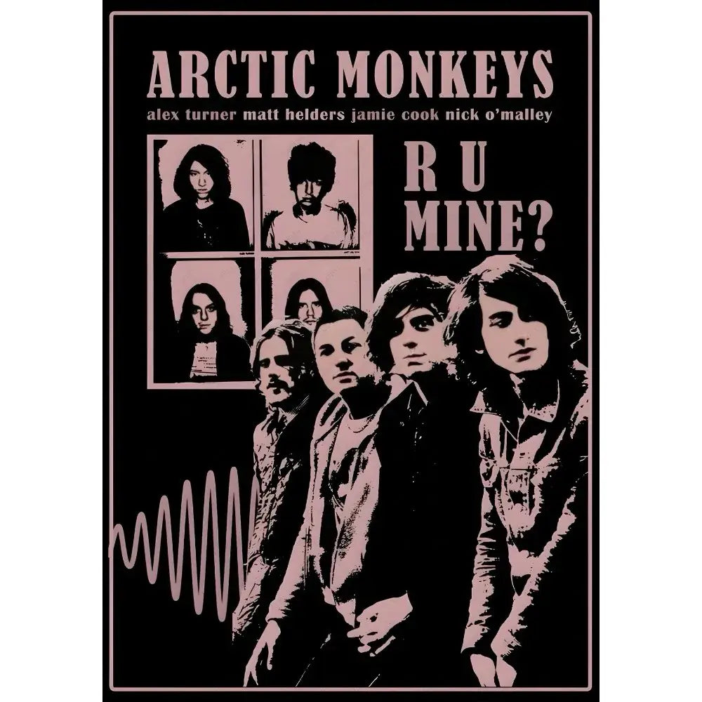 DecorBites™ Retro Arctic Monkeys Singer Poster - Waterproof Wall Art