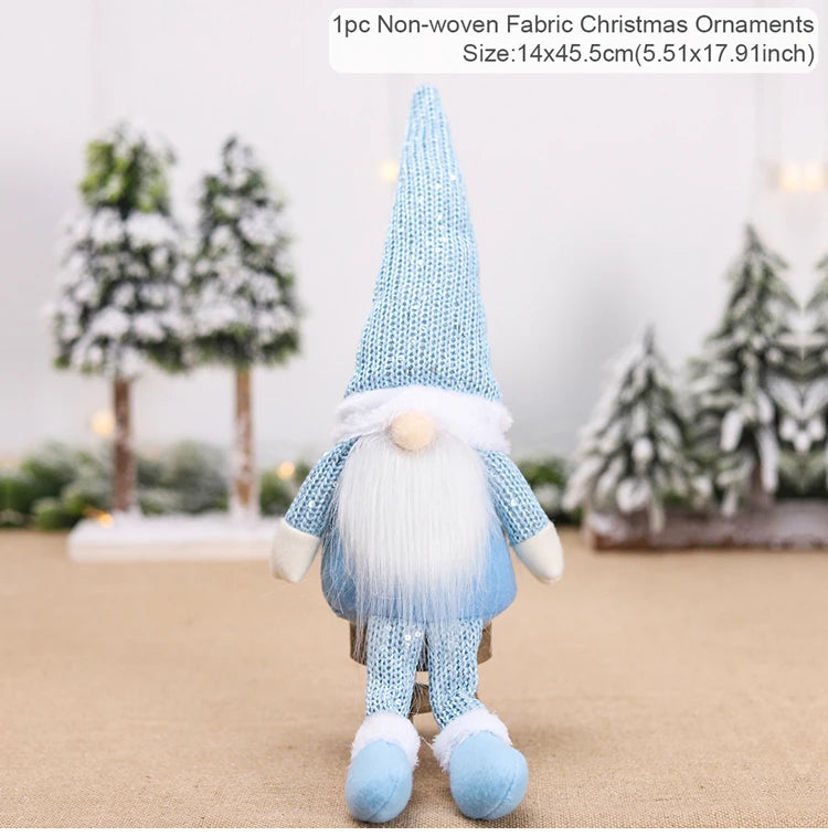 Gnome Christmas Faceless Doll Merry Christmas Decorations for Home 2024 Christmas Ornament Xmas Navidad Noel Gifts New Year 2025