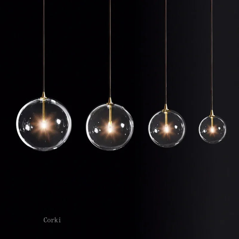 Decorbites™ Glas-Kugelleuchter: Moderne Vintage-Loft-Küchen-Hängeleuchte