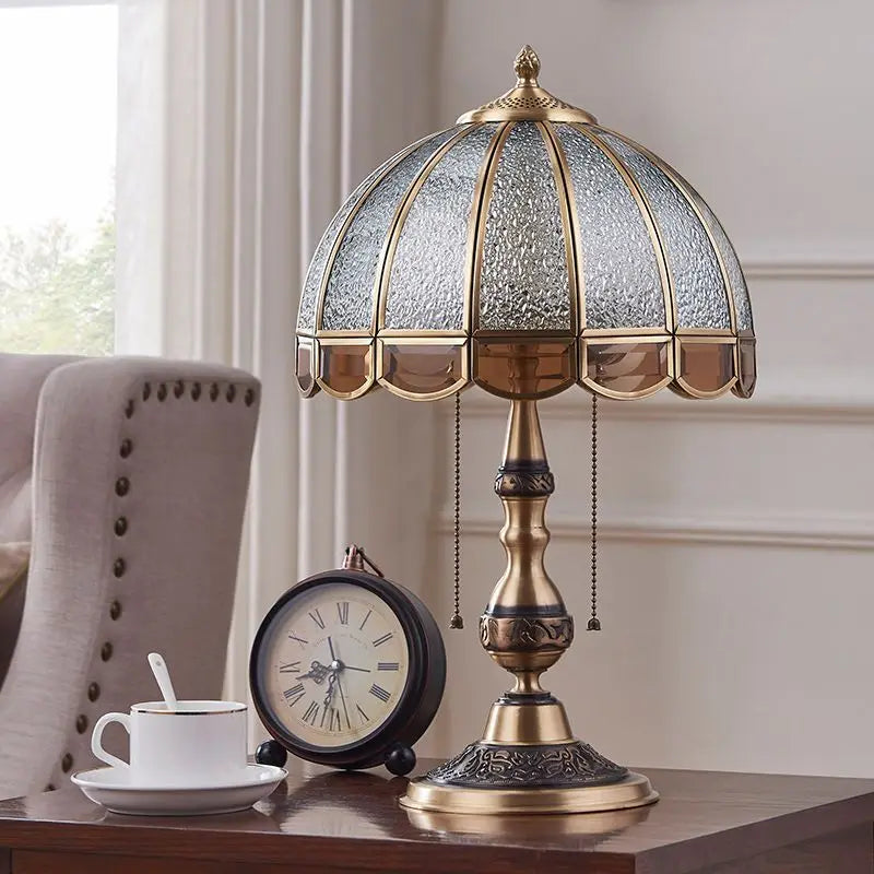 Decorbites™ Luxus Kupfer Schreibtischlampe für Schlafzimmer Stehlampe für Wohnzimmer LED Beleuchtung für Leseecke