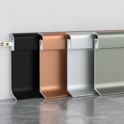 DecorBites™ LED Skirting Line Aluminum Profile for Stylish Backlighting, Stair Lighting & Wall Trim