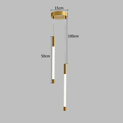 DecorBites™ Gold Pendant Lights Energy Saving for Living Room Hanglamp