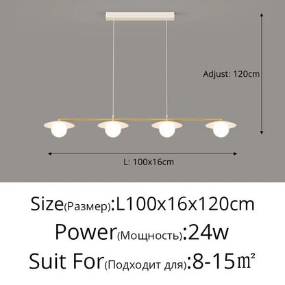 DecorBites™ Dimmable Led Ceiling Chandelier for Living Room, Dining Table, Kitchen - Modern Indoor Lighting Fixture